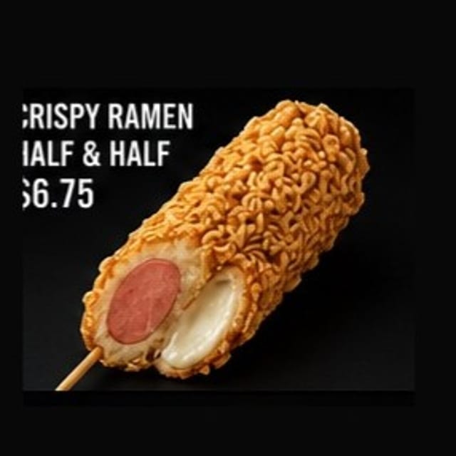11. Crispy Ramen Half & Half.