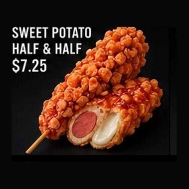 23. Sweet Potato Half Half.