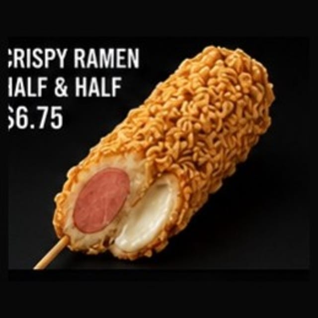11. Crispy Ramen Half & Half.